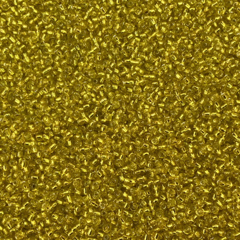 7046 - Silver Lined Banana Yellow - 9/0