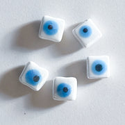 Evil eye vierkant - keramisch porselein