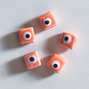 Evil eye vierkant - keramisch porselein
