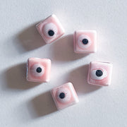 Evil eye vierkant - keramisch porselein