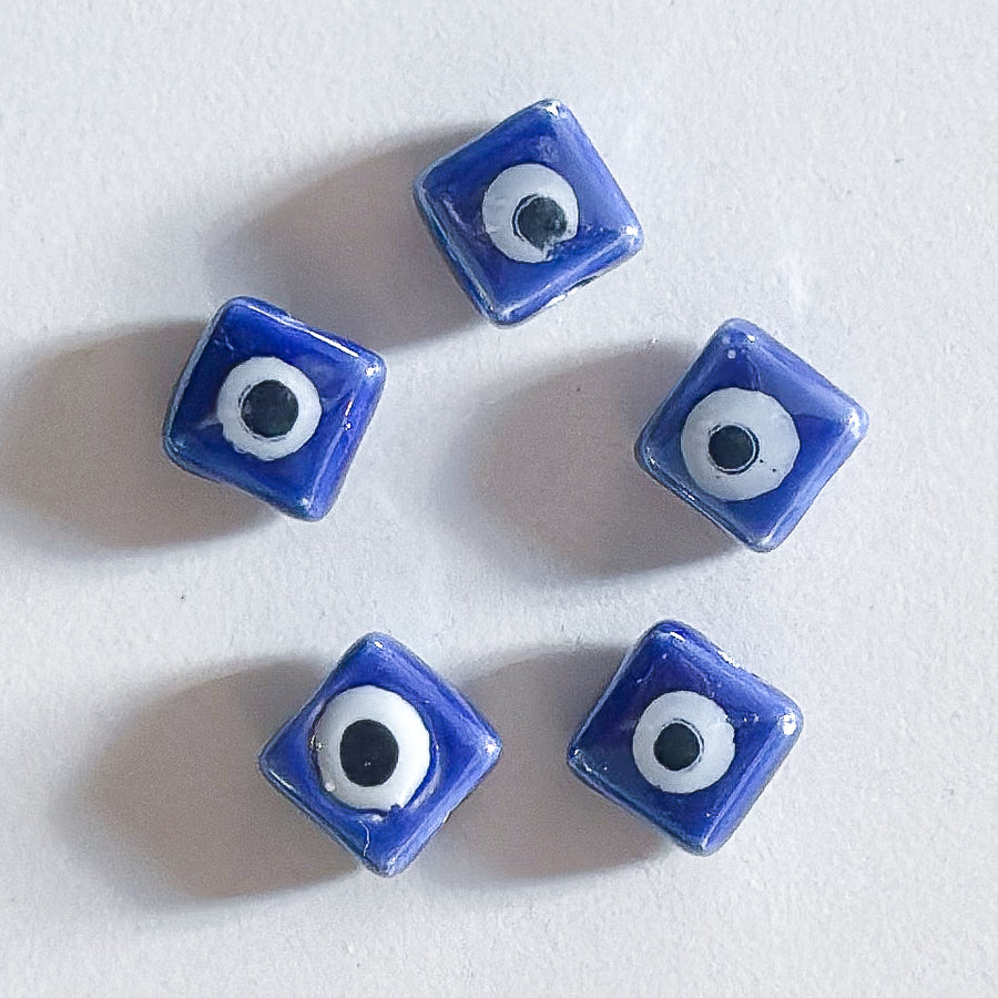 Evil eye vierkant - keramisch porselein