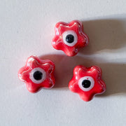 Bloemetje met oogje - keramisch porselein