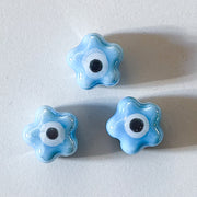 Bloemetje met oogje - keramisch porselein