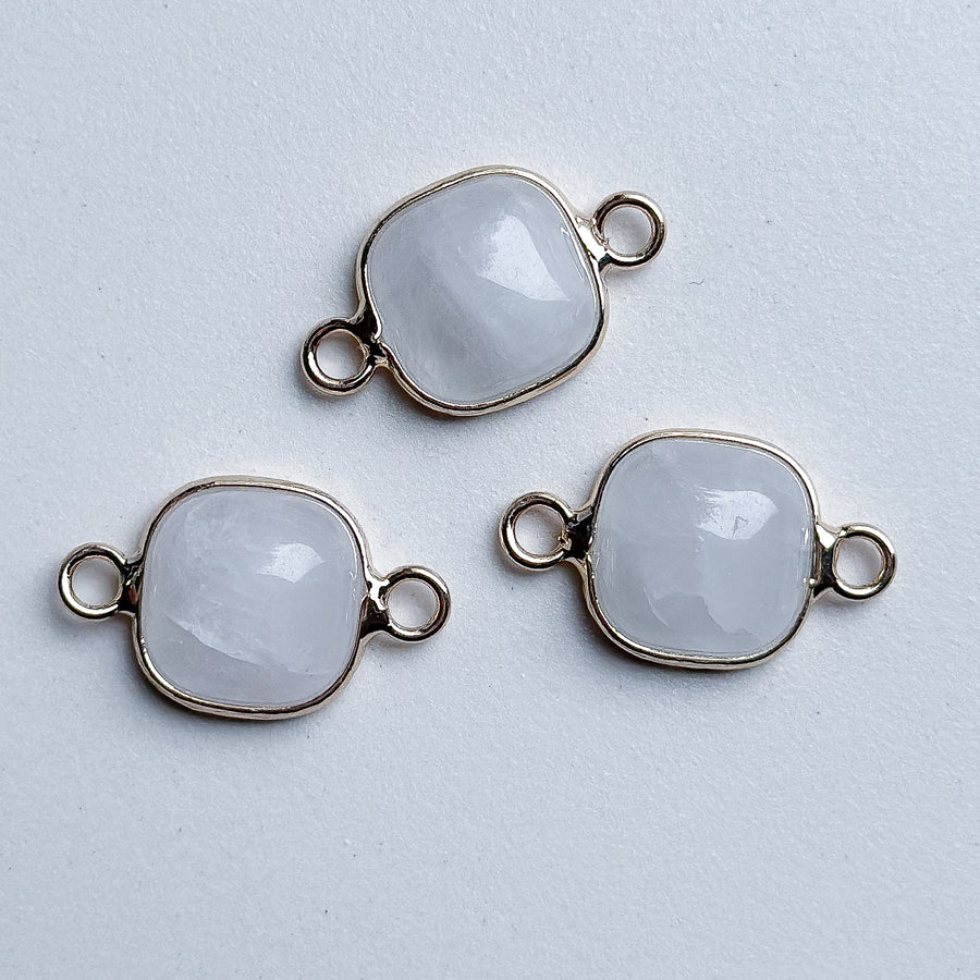 Bedel natuursteen 2 oogjes - opalite