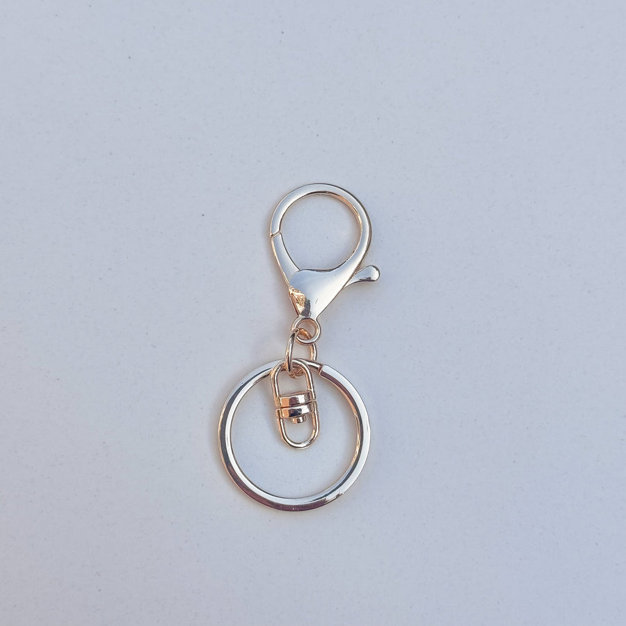 Sleutelhanger bag charm lobster - goud