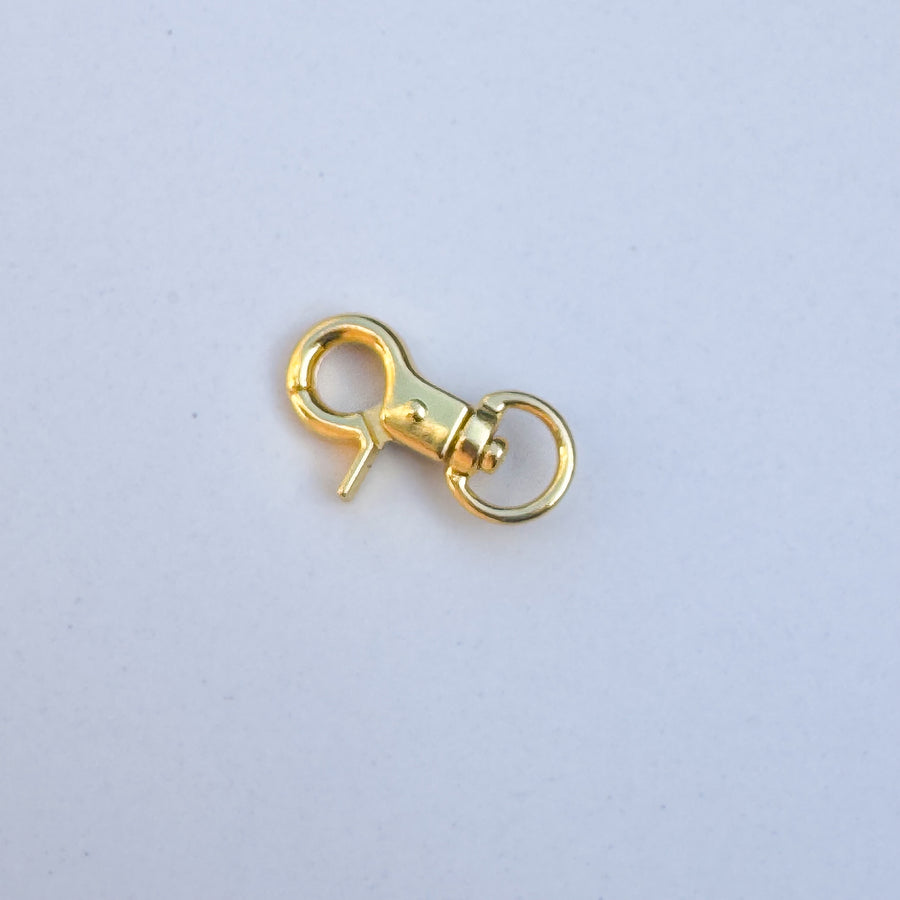 Sleutelhanger clip - goud en zilver