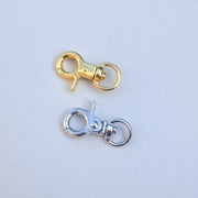 Sleutelhanger clip - goud en zilver