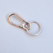 Sleutelhanger bag charm - goud en zilver