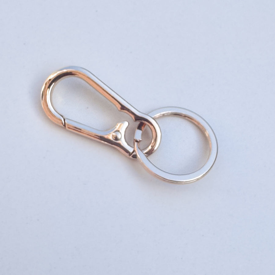 Sleutelhanger bag charm - goud en zilver