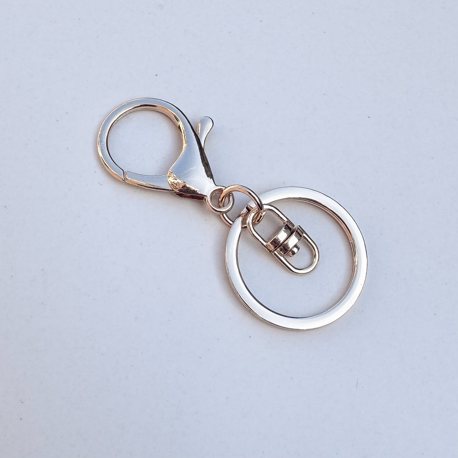 Sleutelhanger bag charm lobster - goud