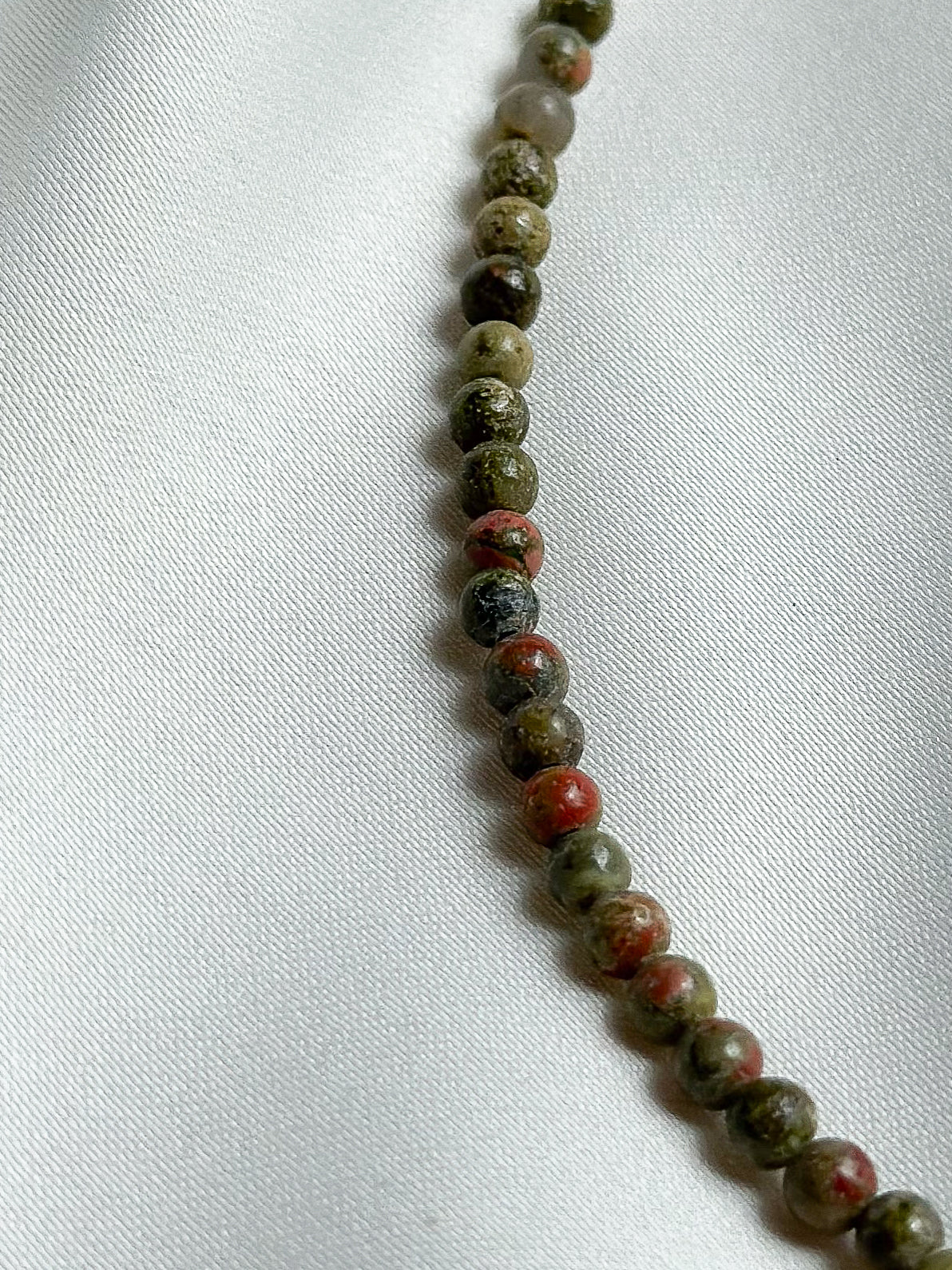 Necklace natural stone - tourmaline