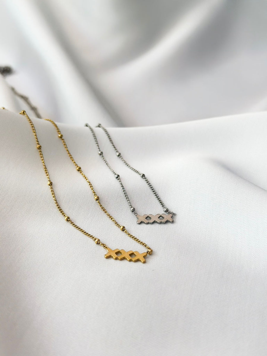 Ketting Amsterdam Collection - kruisjes liggend