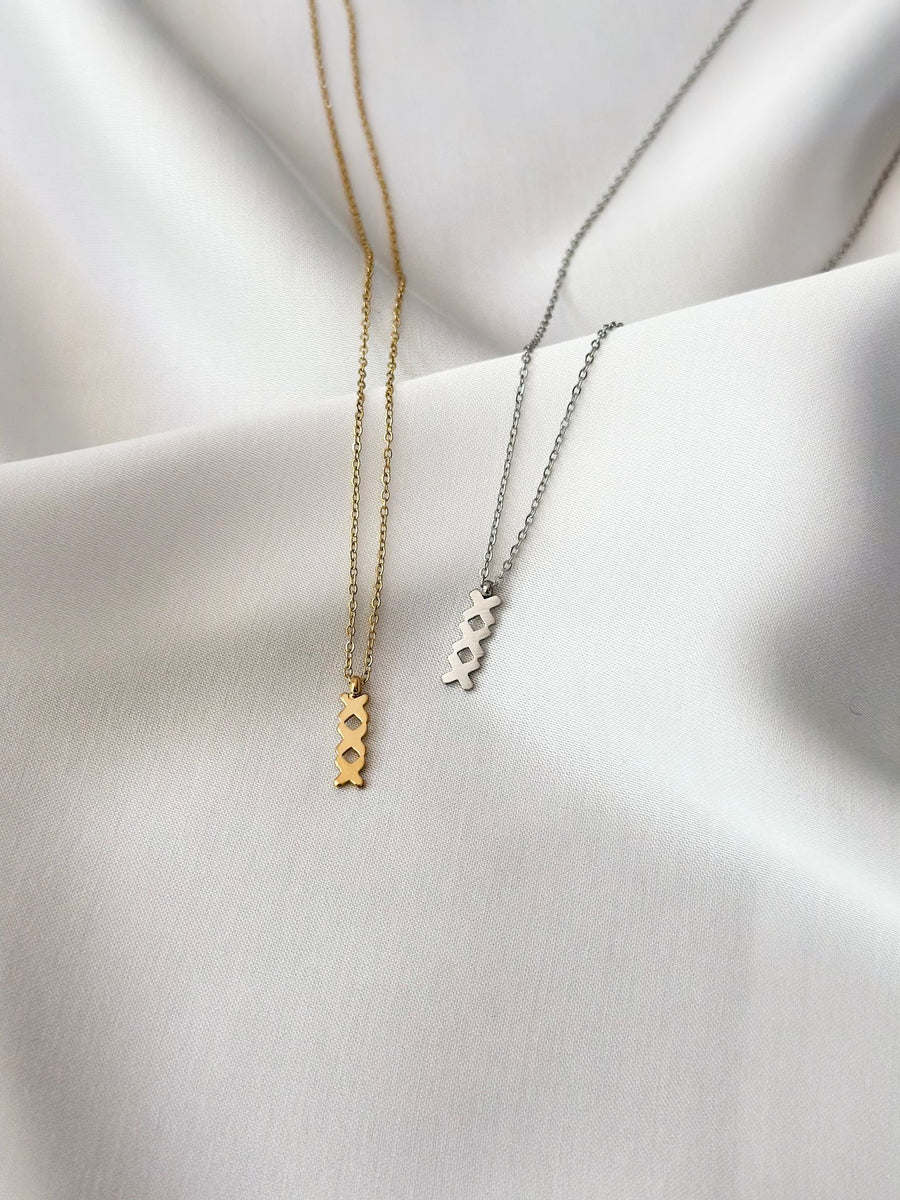 Ketting Amsterdam Collection - kruisjes hangend