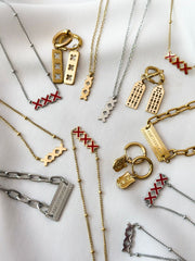 Armbandje Amsterdam Collection - XXX rood