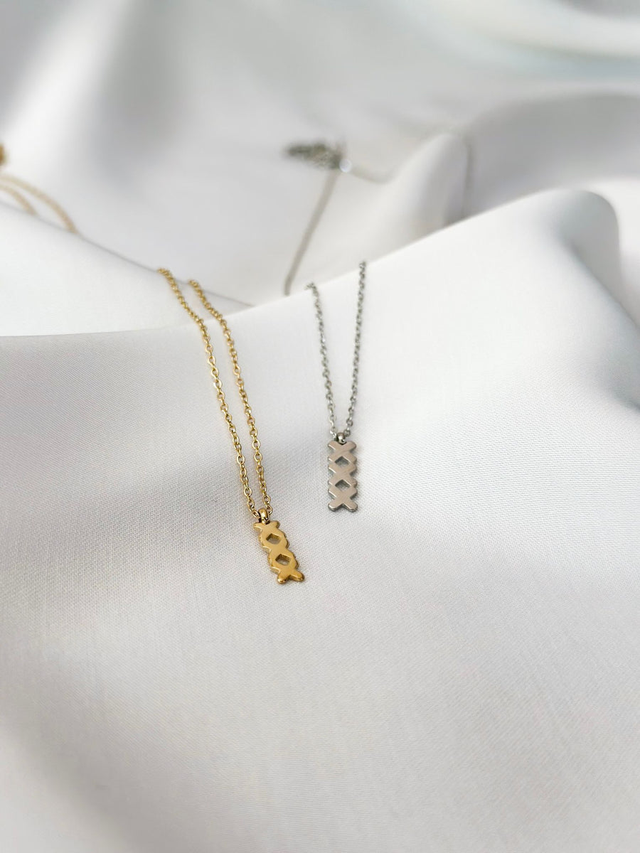 Ketting Amsterdam Collection - kruisjes hangend