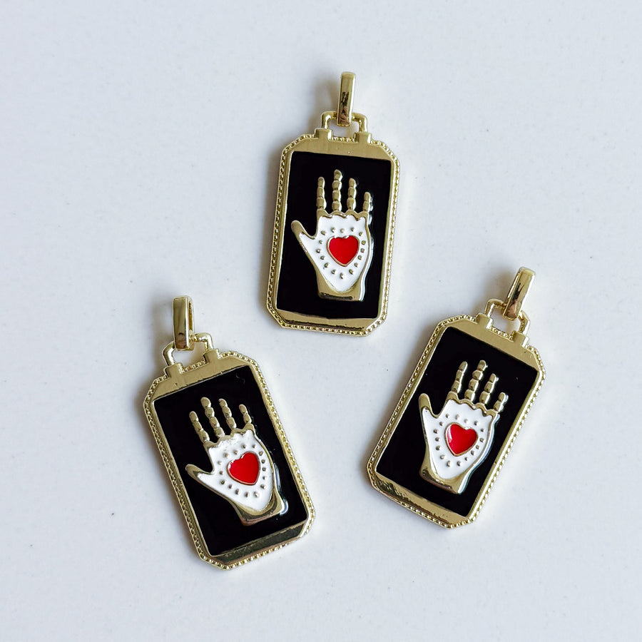 Bedel Tarot plaatje handje - zwart/wit