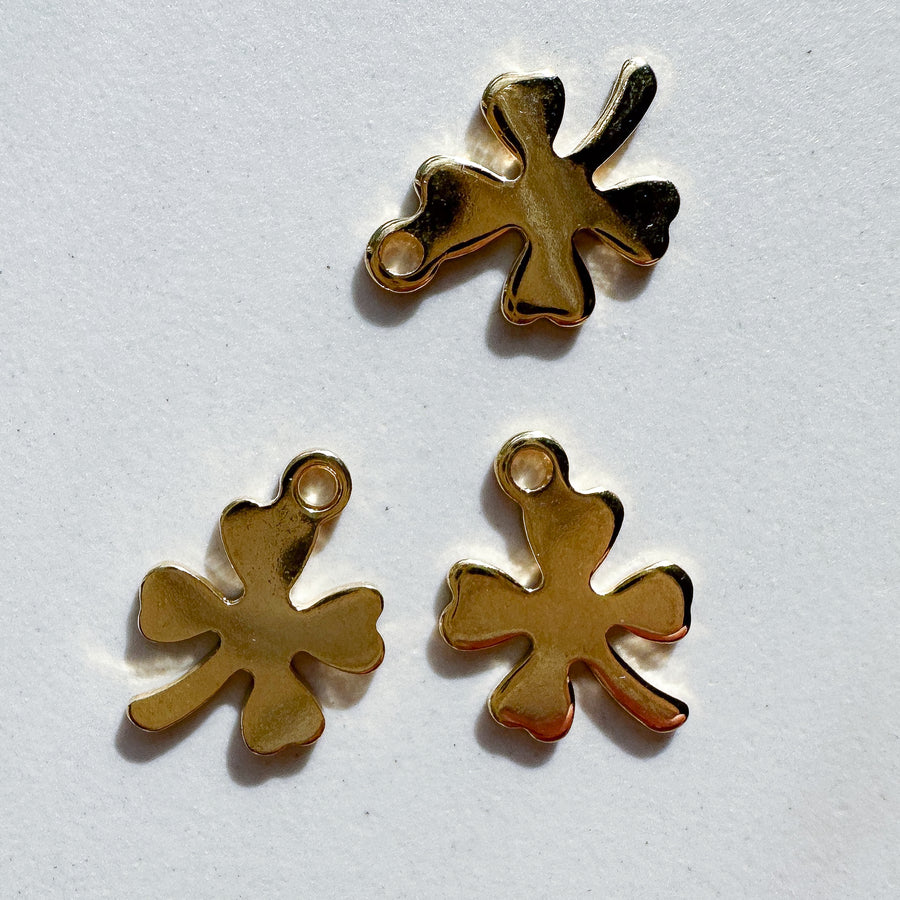 Four-leaf clover charm