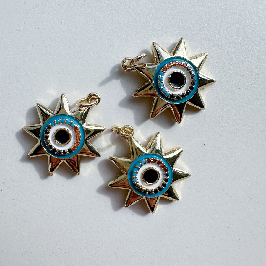 Charm Evil eye sun