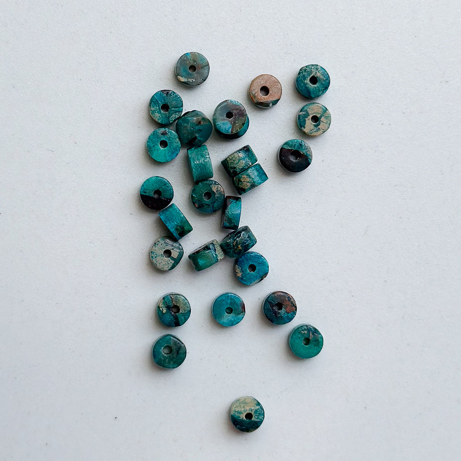 Heishi - Imperial jasper turquoise