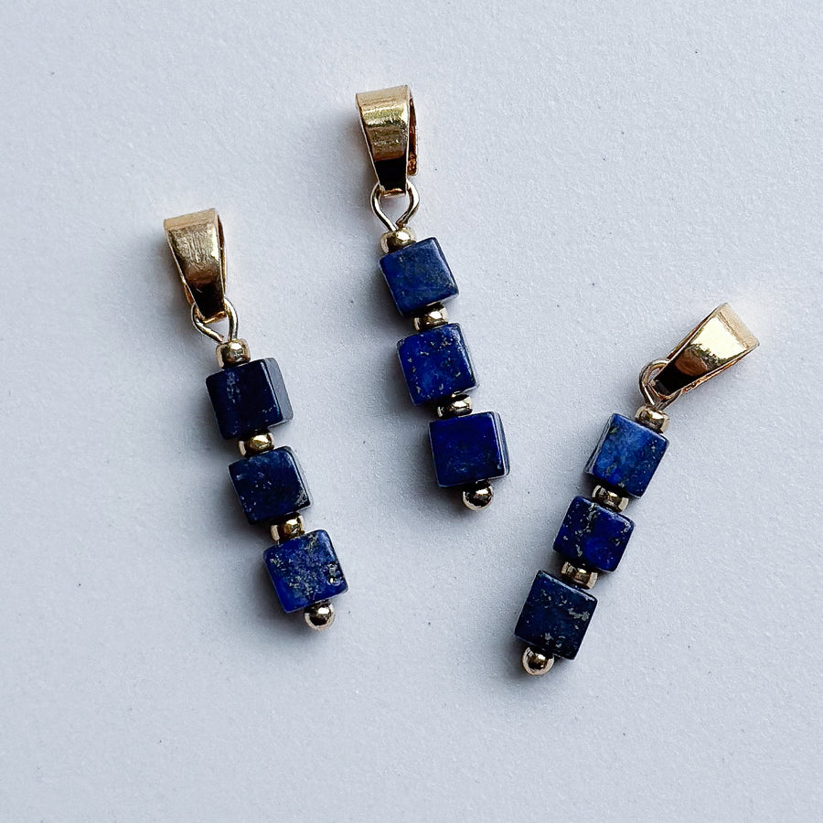 Charm natural stone - lapis