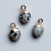 Charm natural stone - dalmatian jasper