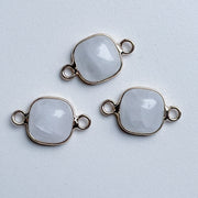 Charm natural stone 2 eyes - marble