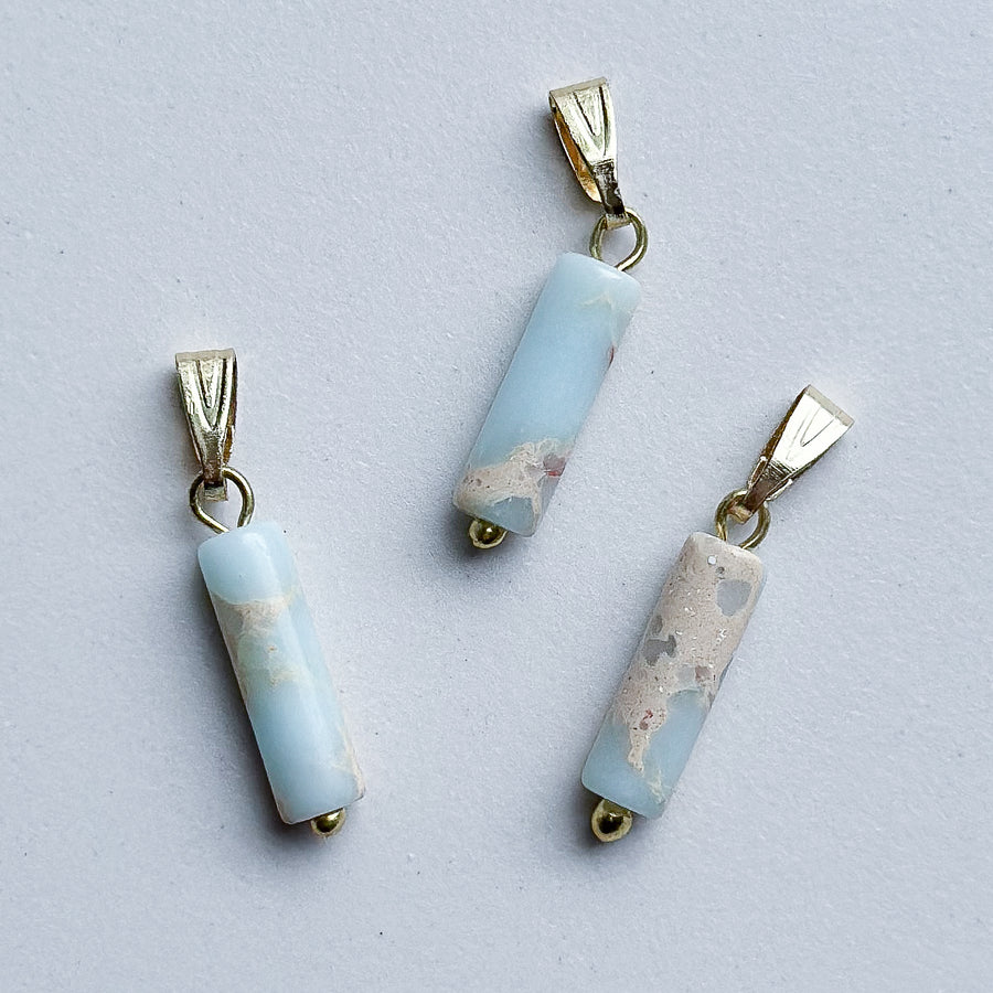 Charm natural stone - blue