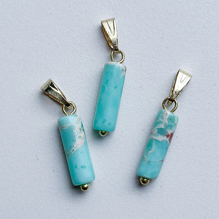 Charm natural stone - light blue