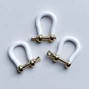 Charm Connector neon - white