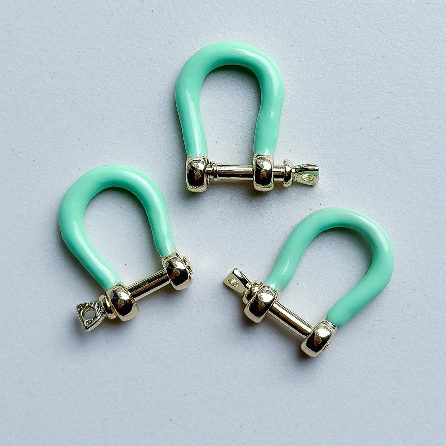 Charm Connector neon - baby blue