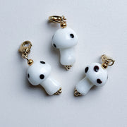 Charm Clip-on Mushroom - White