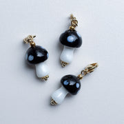 Charm Clip-on Mushroom - Dark Blue