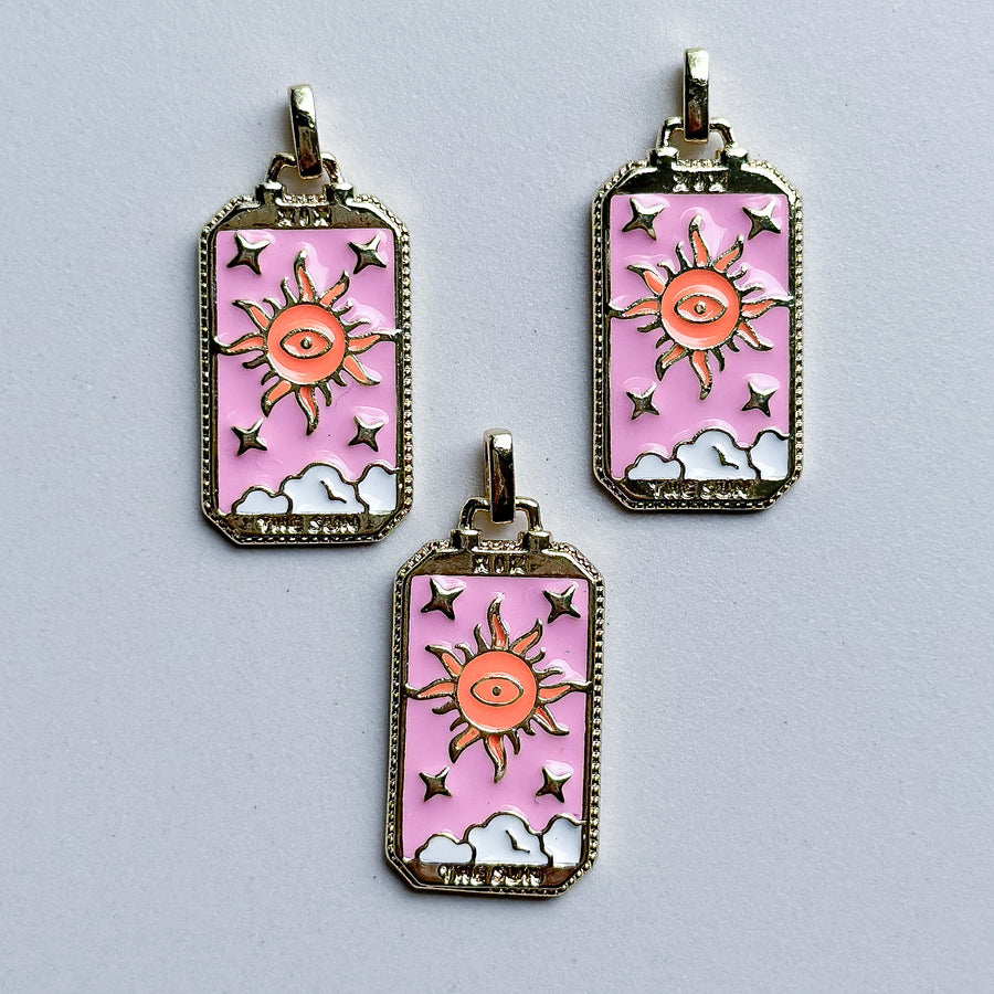 Bedel Tarot plaatje zon -roze