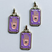 Charm Tarot card - purple