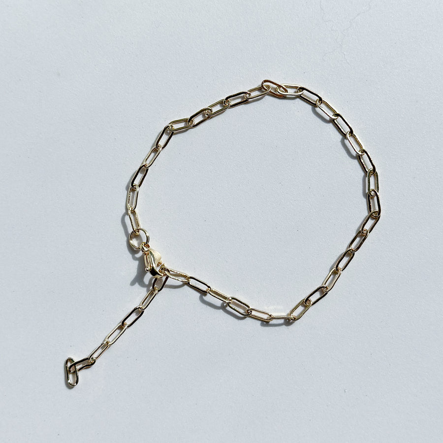 Link bracelet - paperclip slim