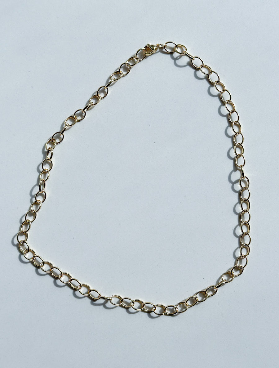 Link chain - oval gold