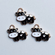 Charm Cow - black