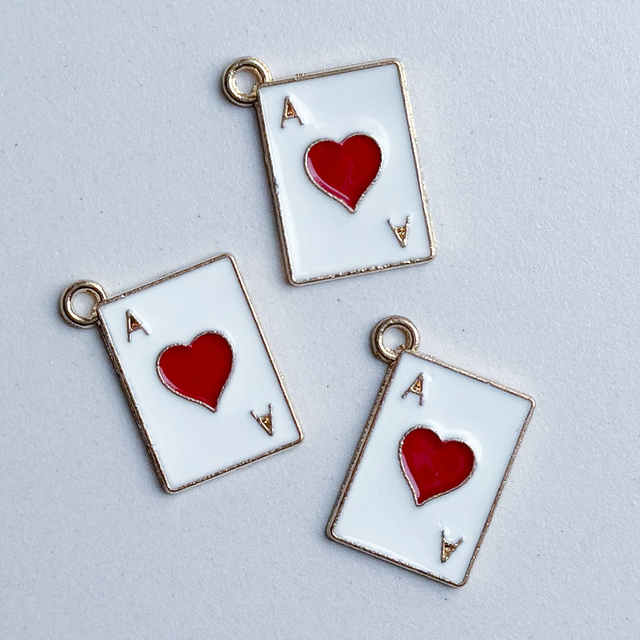 Charm Ace of Hearts