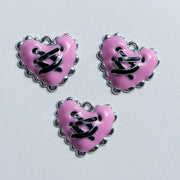 Charm Corset heart - pink