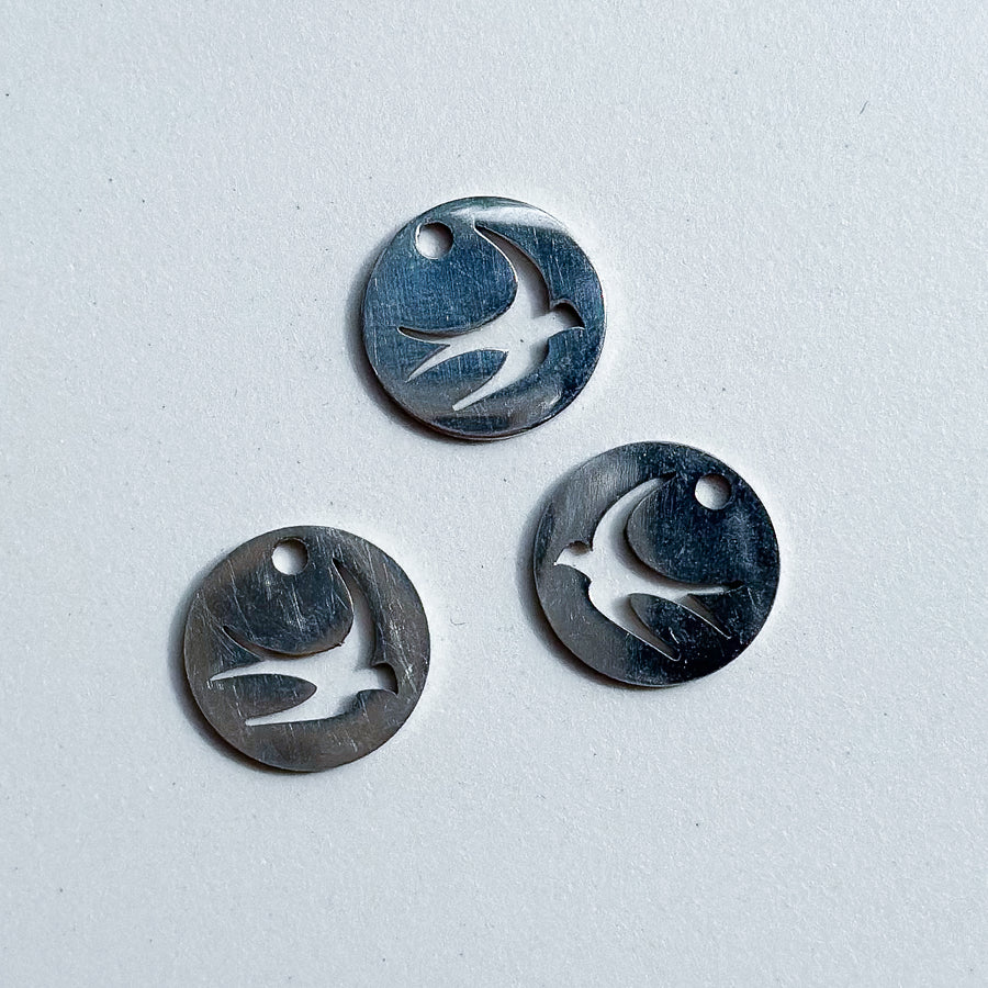 Charm Coin with swallow