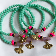 Armbandje elastiek - groen