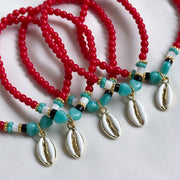 Armbandje elastiek - rood