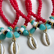 Armbandje elastiek - rood