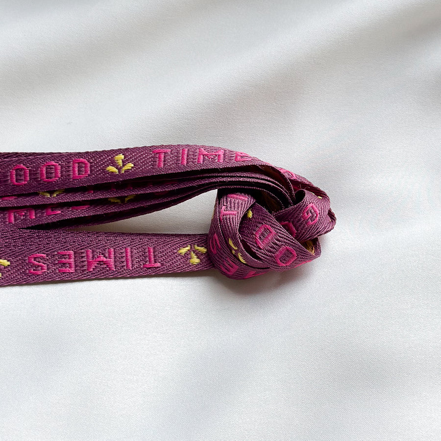 Ribbon Good times - purple