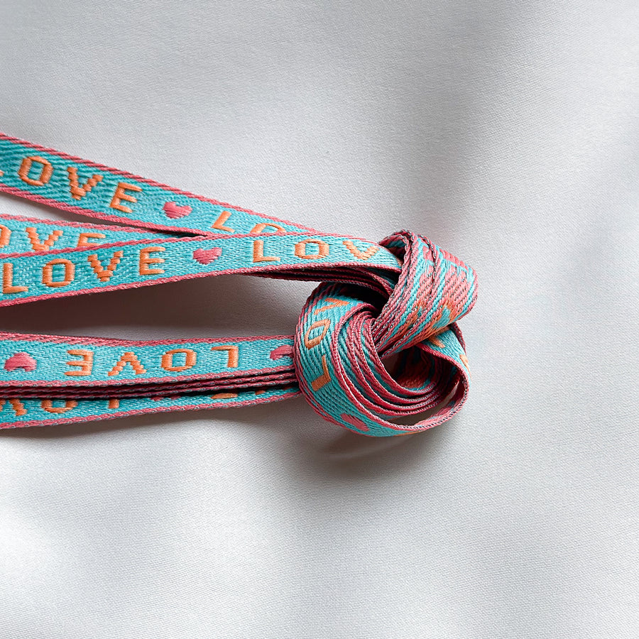 Ribbon Love - turquoise