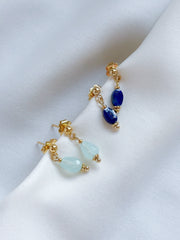 Studs lapis lazuli