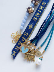 Bag charm Classy - blauw