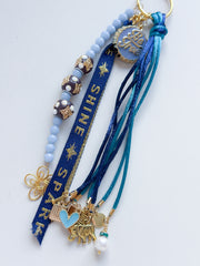 Bag charm Classy - blauw