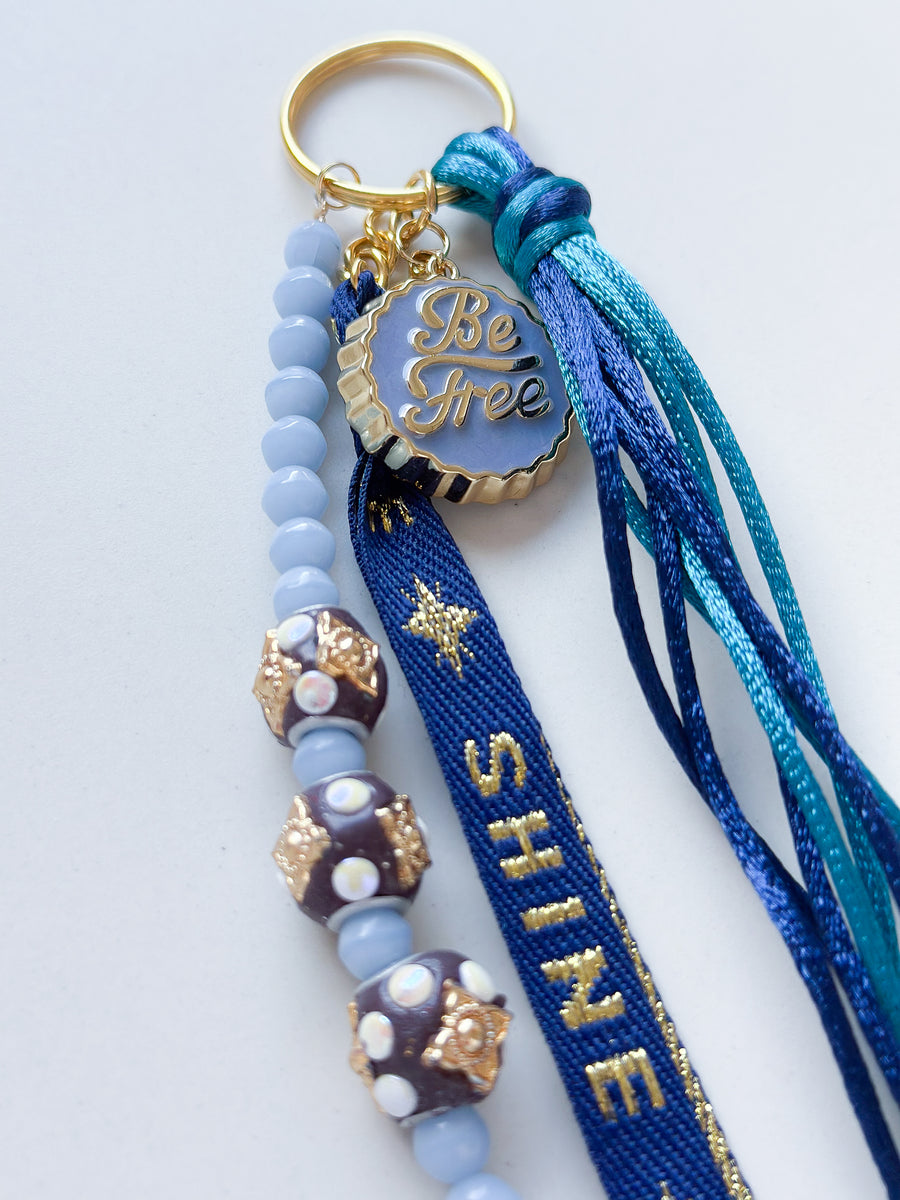 Bag charm Classy - blauw