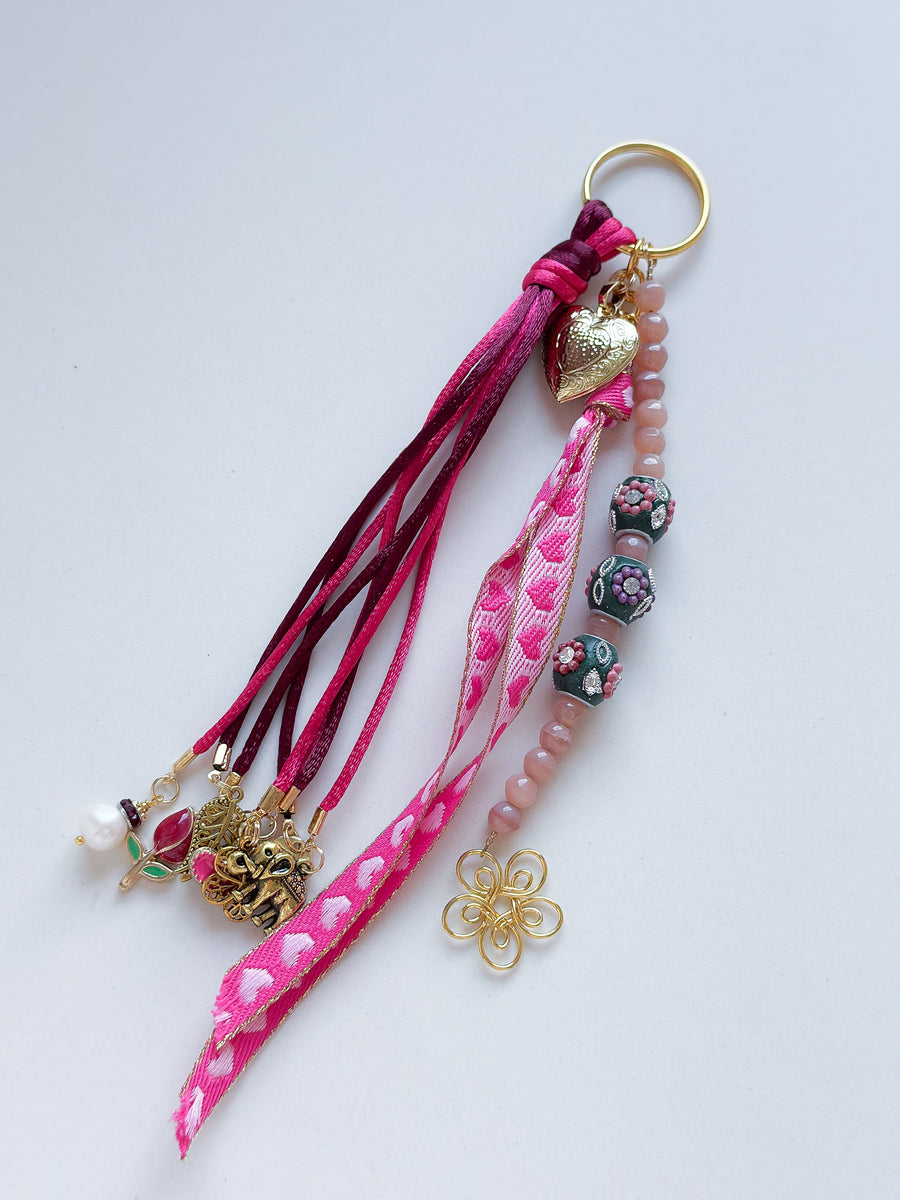 Bag charm Classy - roze